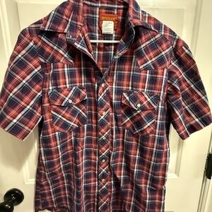 Rustler Classic Red and Blue Checkered Shirt